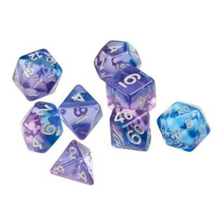 RPG Dice Set - Violet Betta (8)