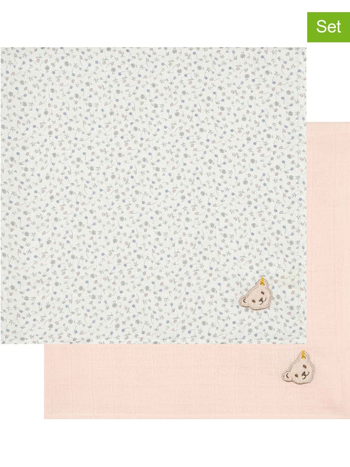 Steiff 2er-Set: Spucktücher in Rosa günstig kaufen onesize