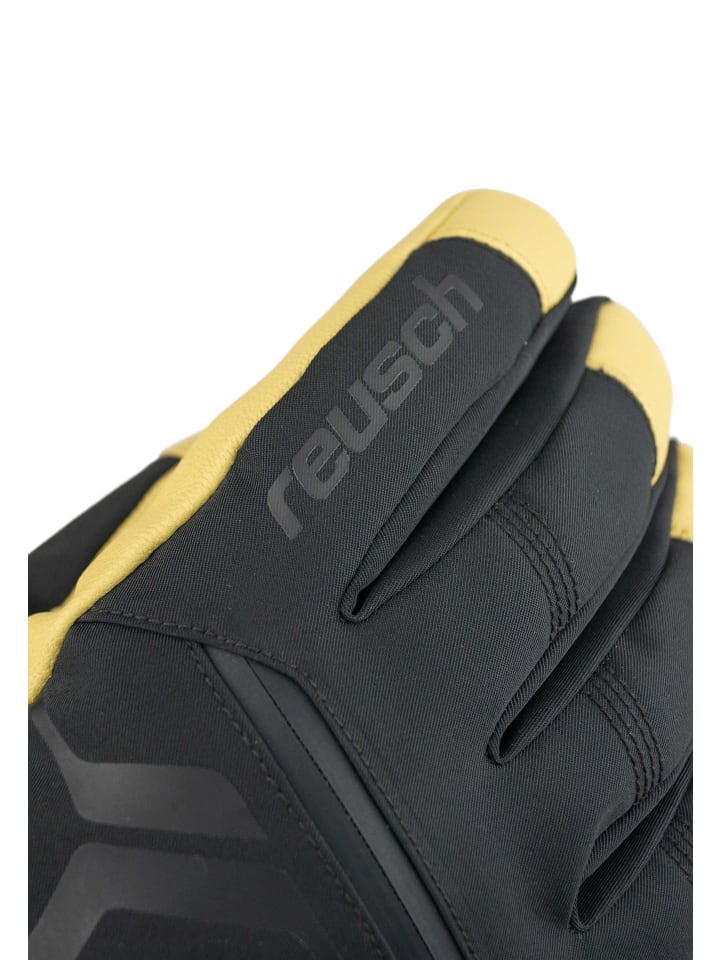 Reusch Fingerhandschuhe Down Spirit GORE-TEX SC in 7490 black / camel günstig kaufen