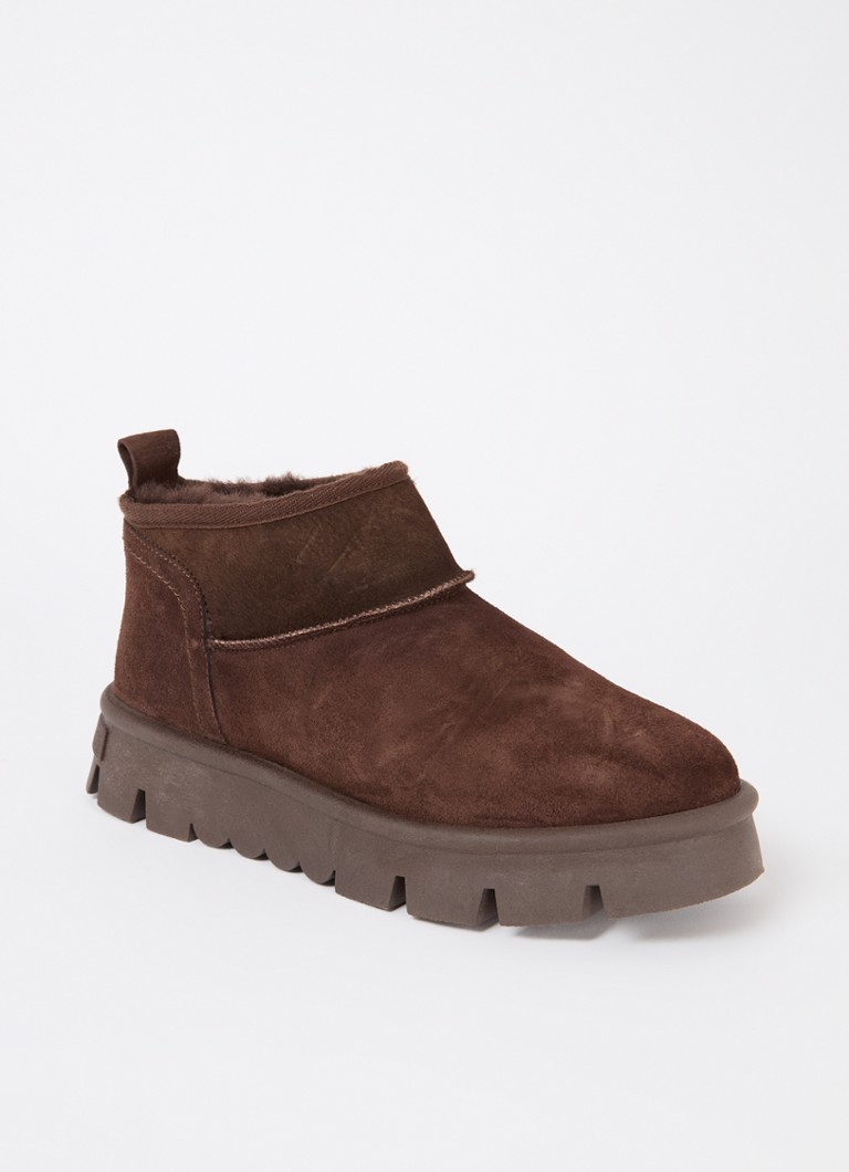 Stivaletto alla caviglia in camoscio Dune London Pod
