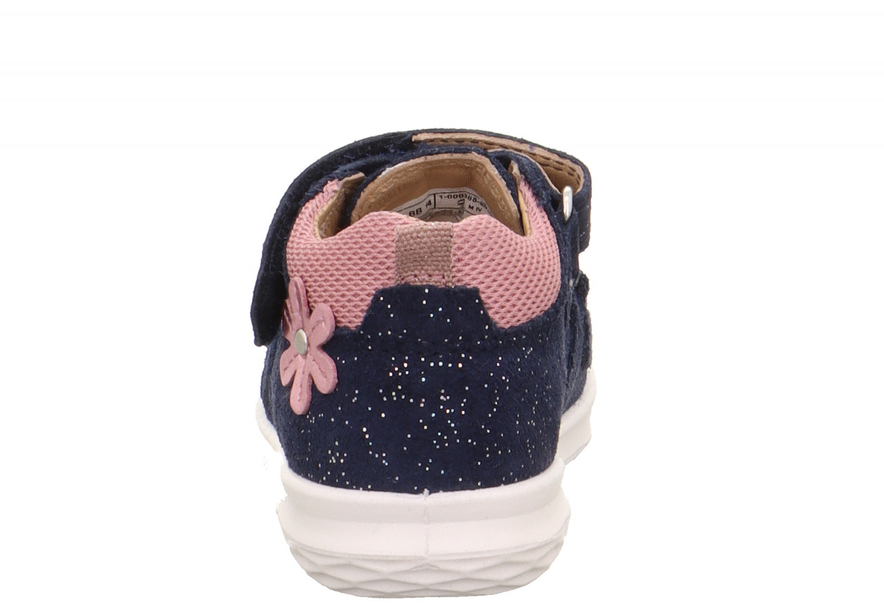 BUMBLEBEE - Blau/RosaSandale mit Klettverschluss