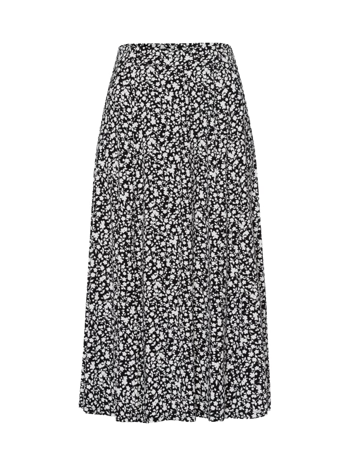 Les Lunes Midirock Sienna in Black & White Floral günstig kaufen