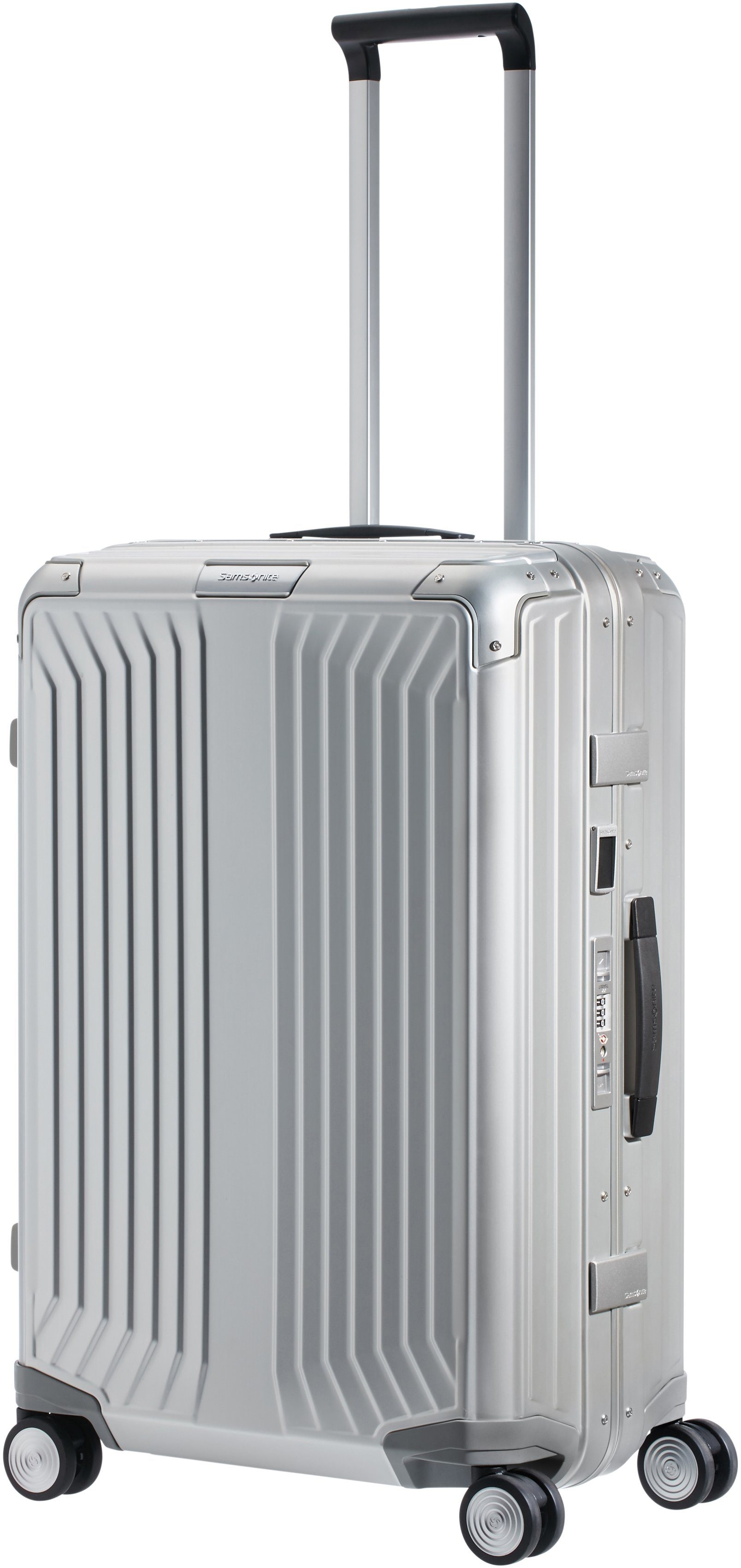 Samsonite Hartschalen-Trolley Lite-Box Alu, 69 cm, 4 Rollen, hergestellt aus Premium-Aluminium