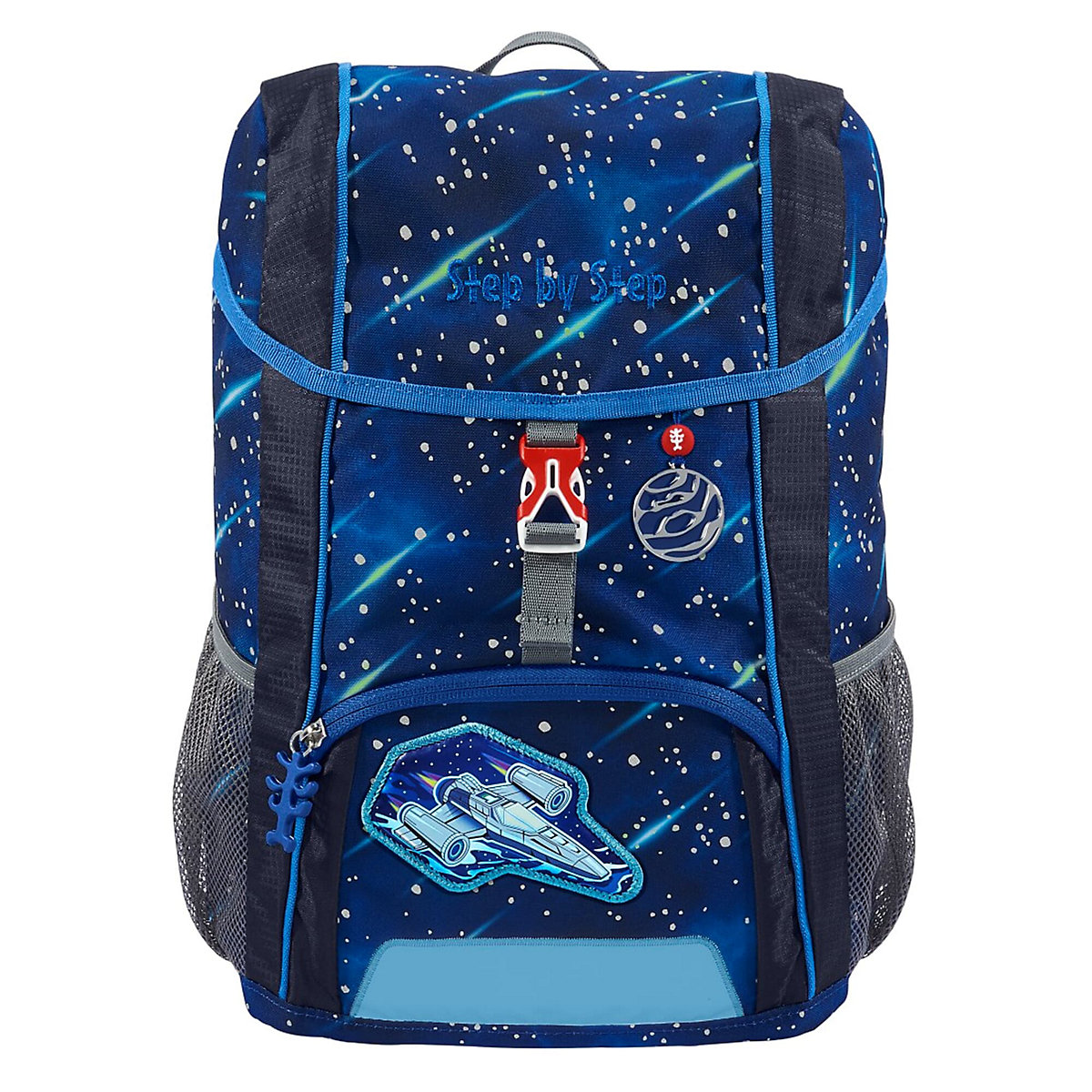 Kinderrucksack KID REFLECT Star Shuttle Elio, inkl. Sitzkissen & MAGIC MAGS