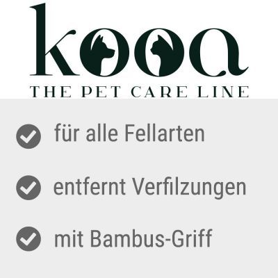 kooa Zupfbürste aus Bambus