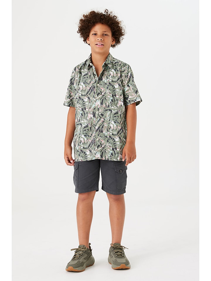 Garcia Hemd in Khaki/ Weiß/ Schwarz günstig kaufen
