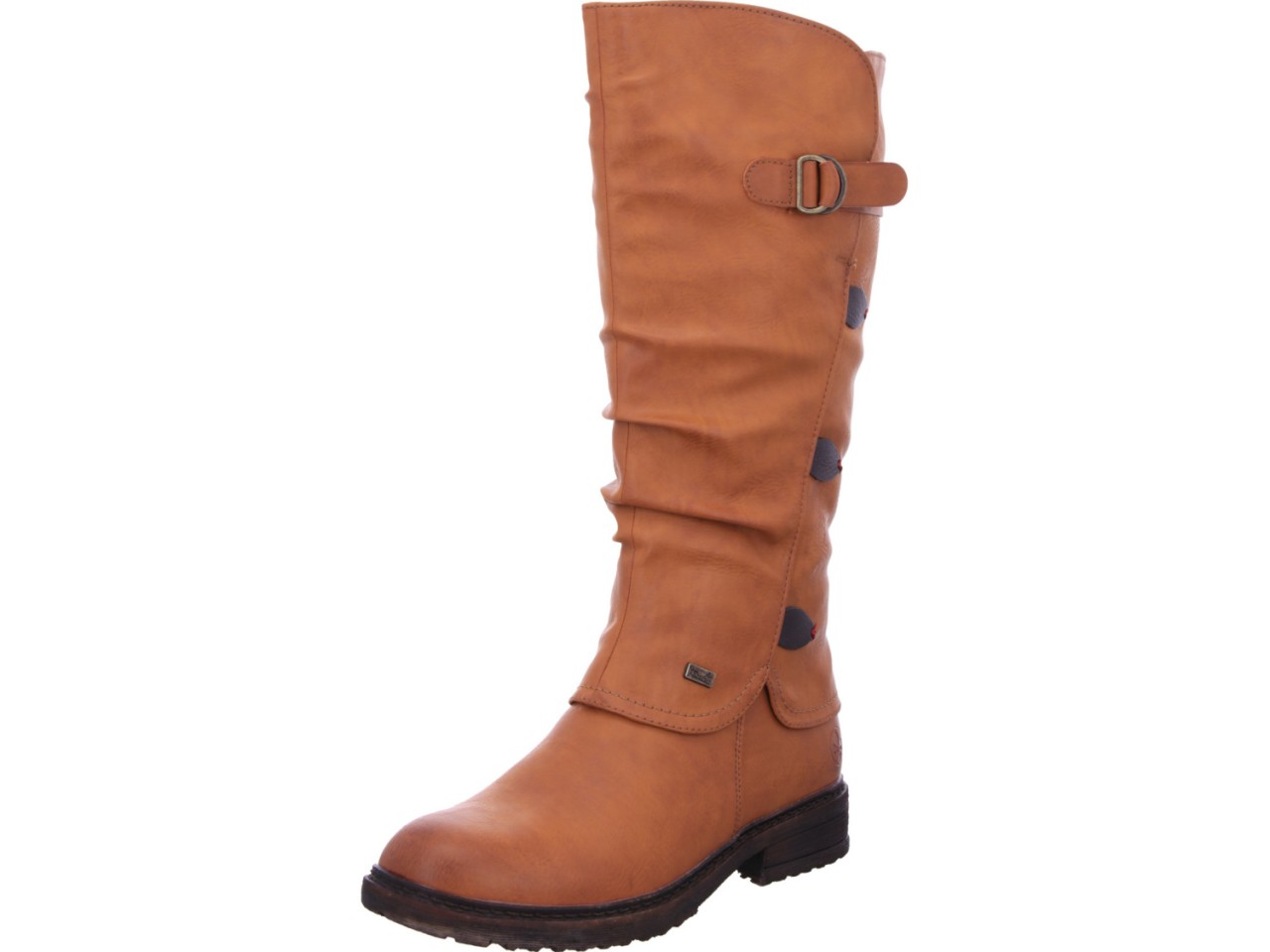 RIEKER Schnür-Stiefeletten braun