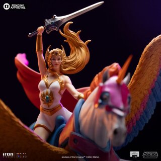 Masters of the Universe BDS Art Scale Statue - She-Ra and Swiftwind