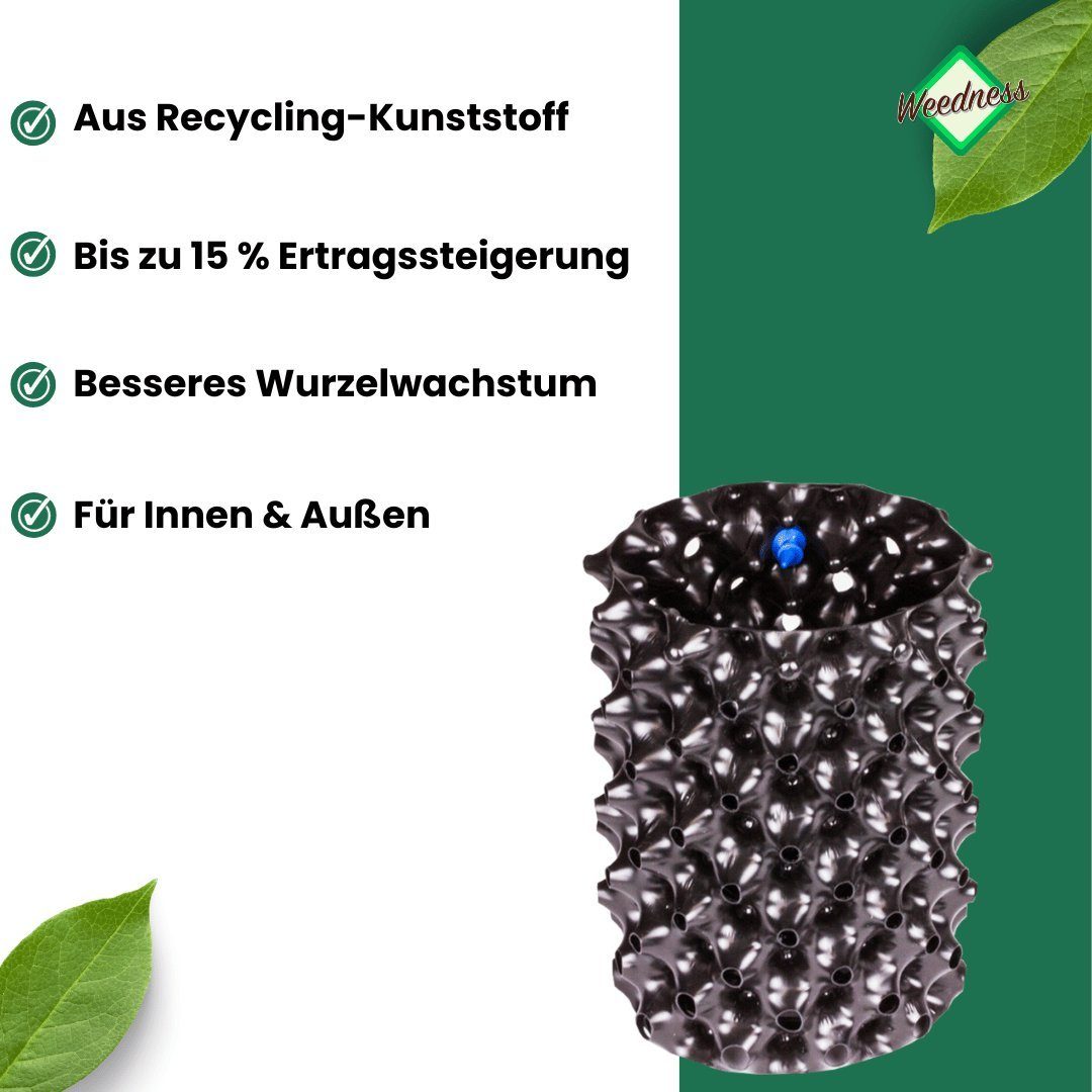 Weedness Blumentopf Airpot Superoots Blumentopf Pflanzengefäß Pflanztopf Anzuchttopf