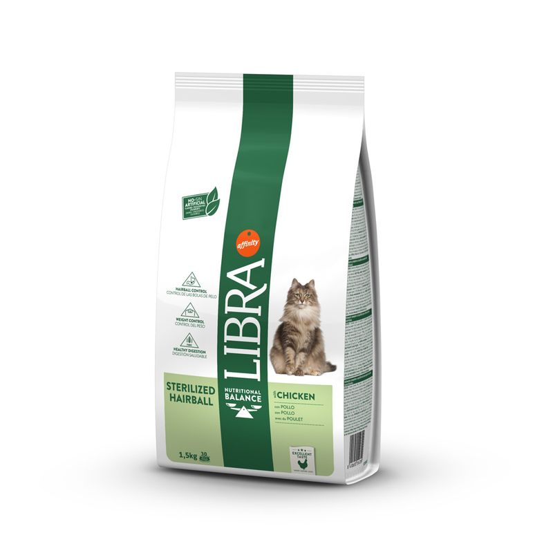 Libra Cat Sterilized Hairball Huhn zu TOP-Preisen