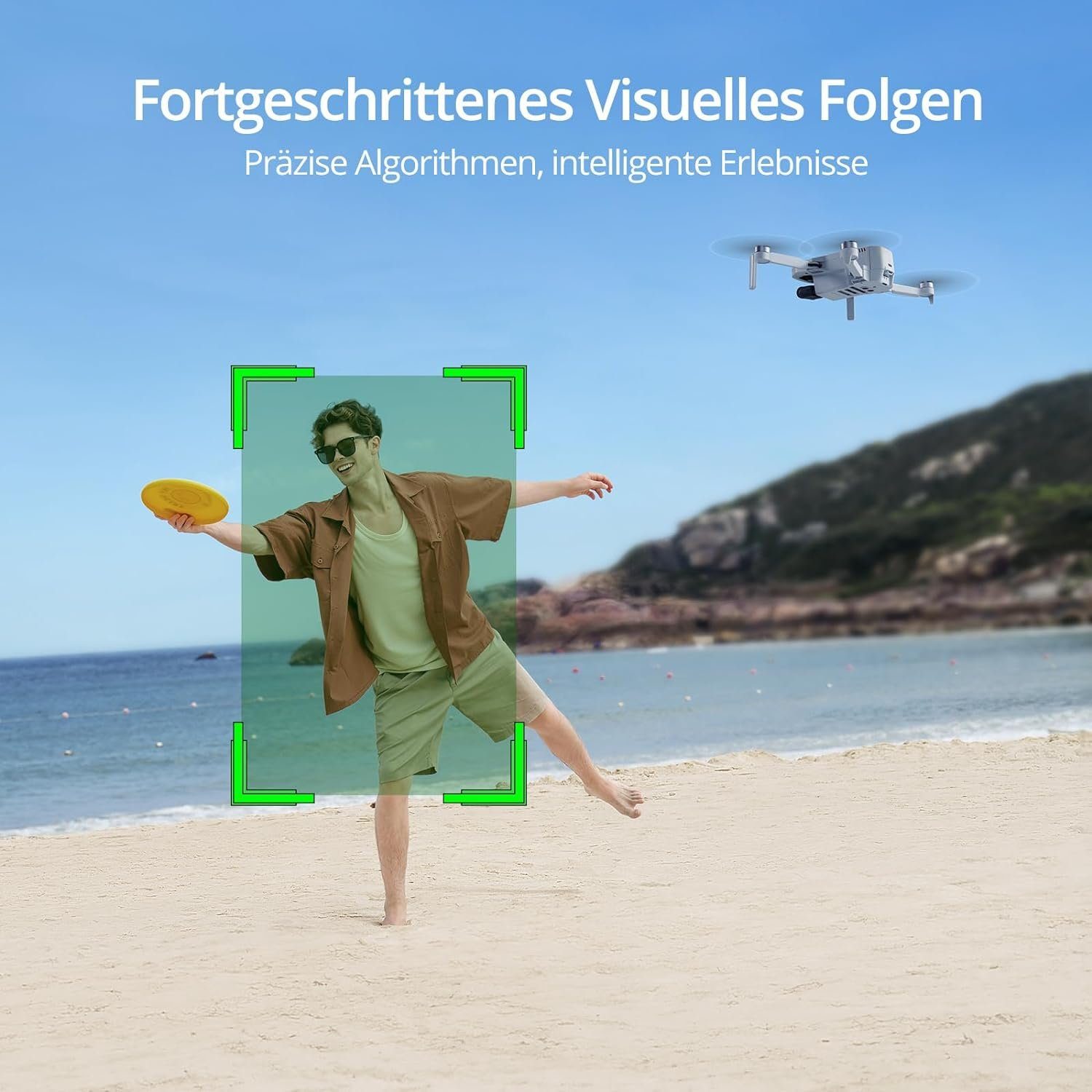 Potensic Drohne (4K, 6KM FPV Videoübertragung, Visuelles Folgen QuickShots RTH, 32 Min)