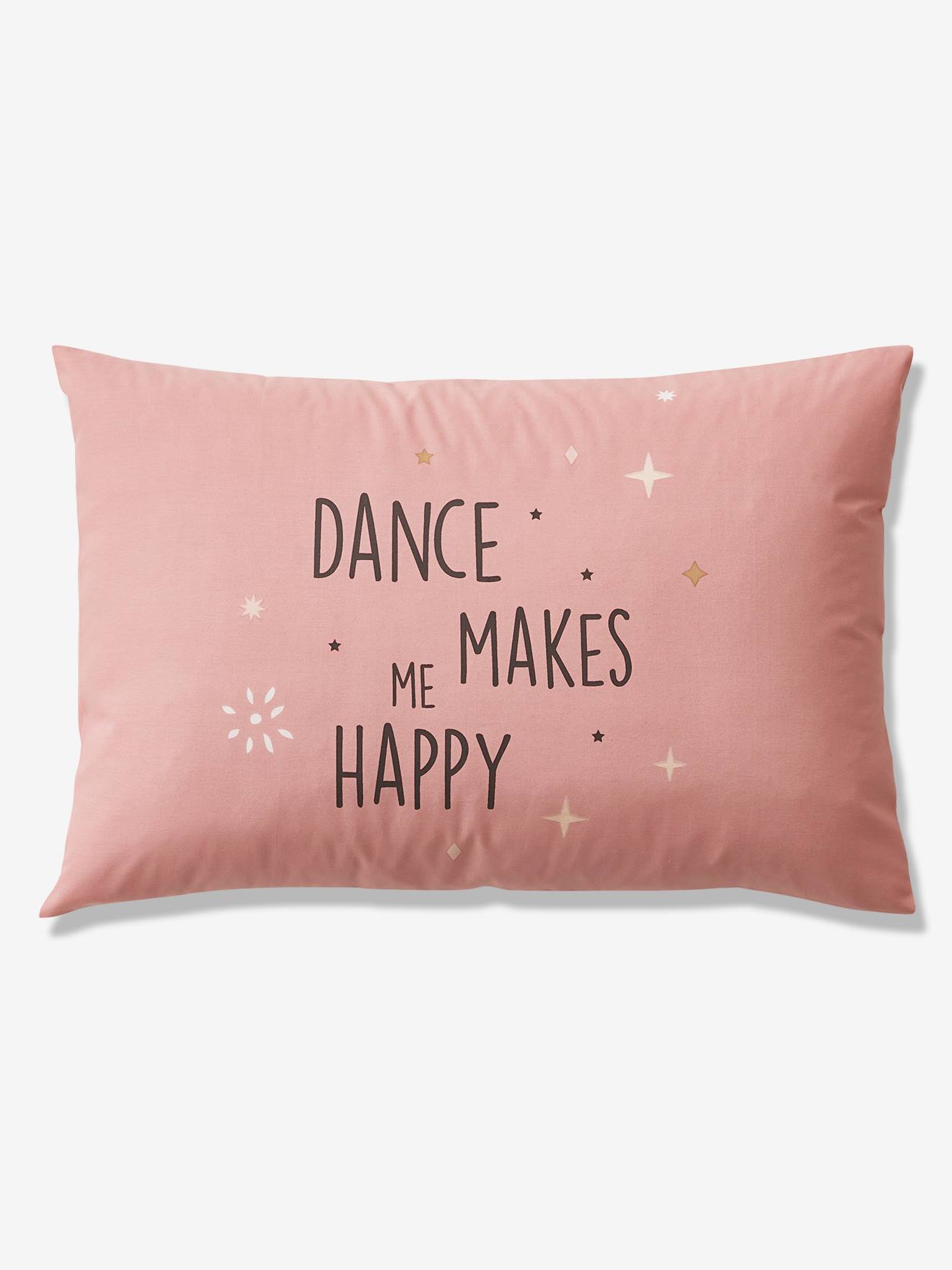 Parure housse de couette + taie d'oreiller enfant ENTRECHAT rose