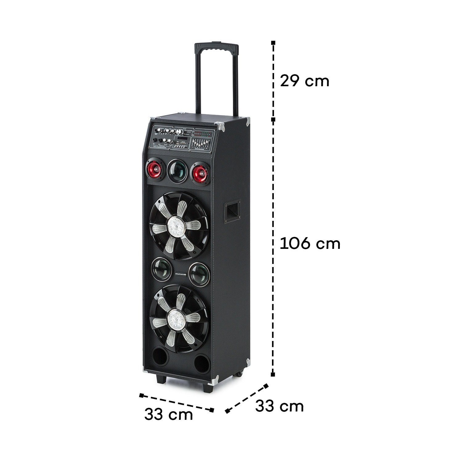 Auna DisGo Box 2100 Portable-Lautsprecher (100 W)