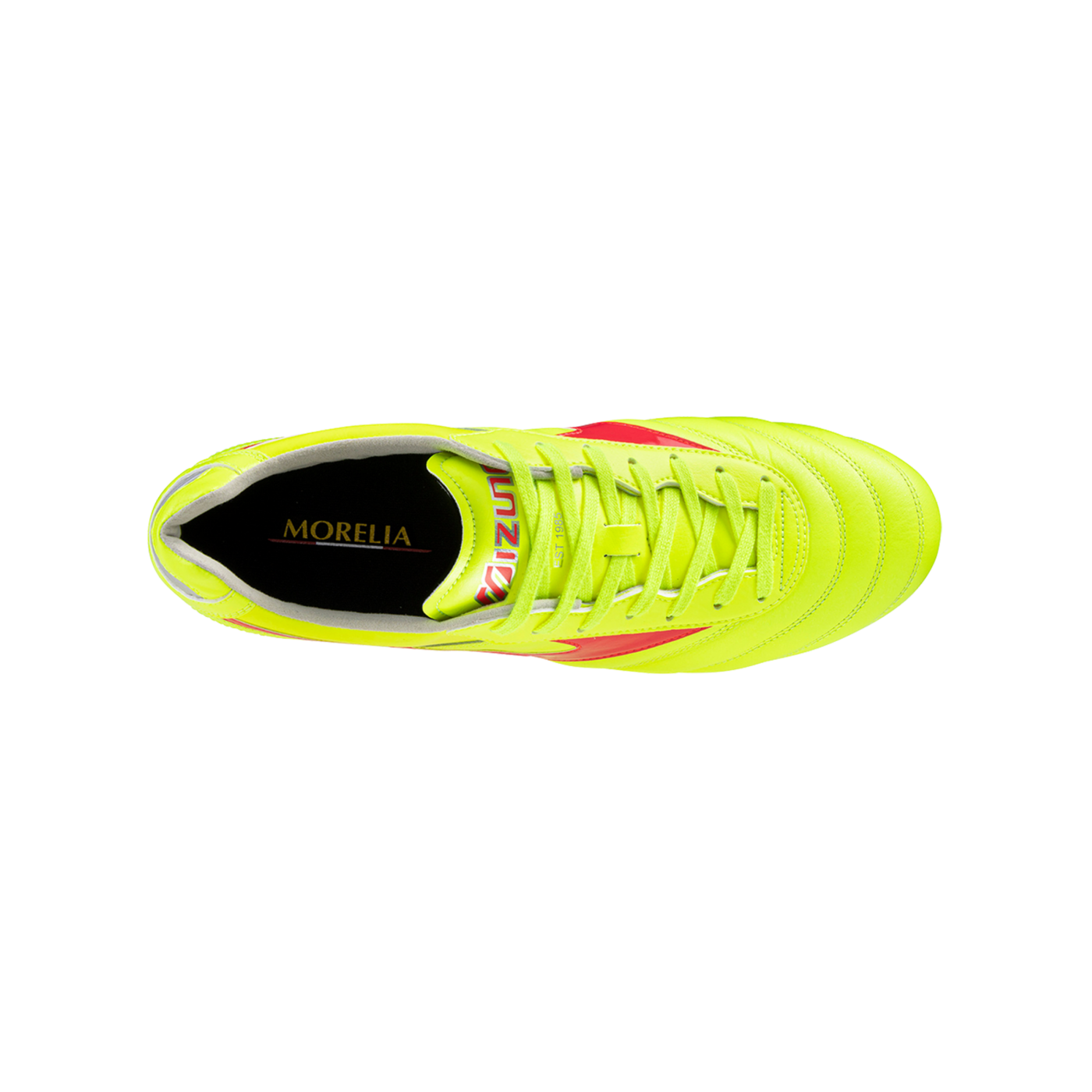 Mizuno Morelia II Elite FG Dyna Gelb Rot Silber F45