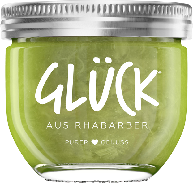Glück Fruchtaufstrich Rhabarber