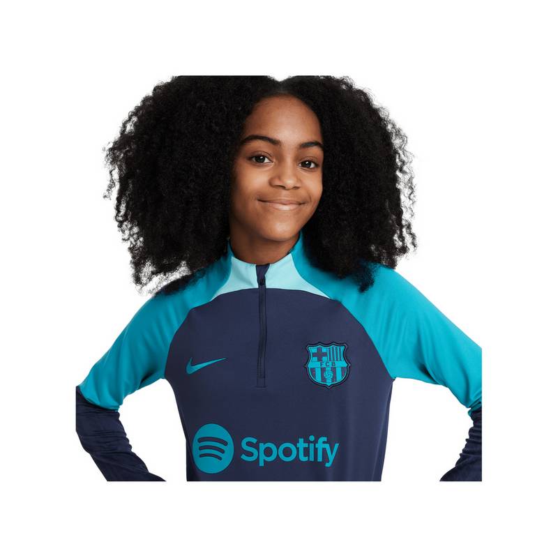 Nike FC Barcelona Drill Top Kids Funktionssweatshirt Kinder