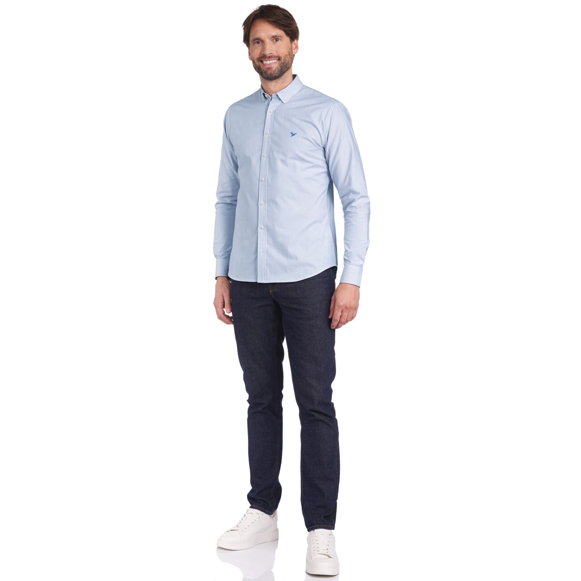 Herren Hemd mit Button-down-Kragen
