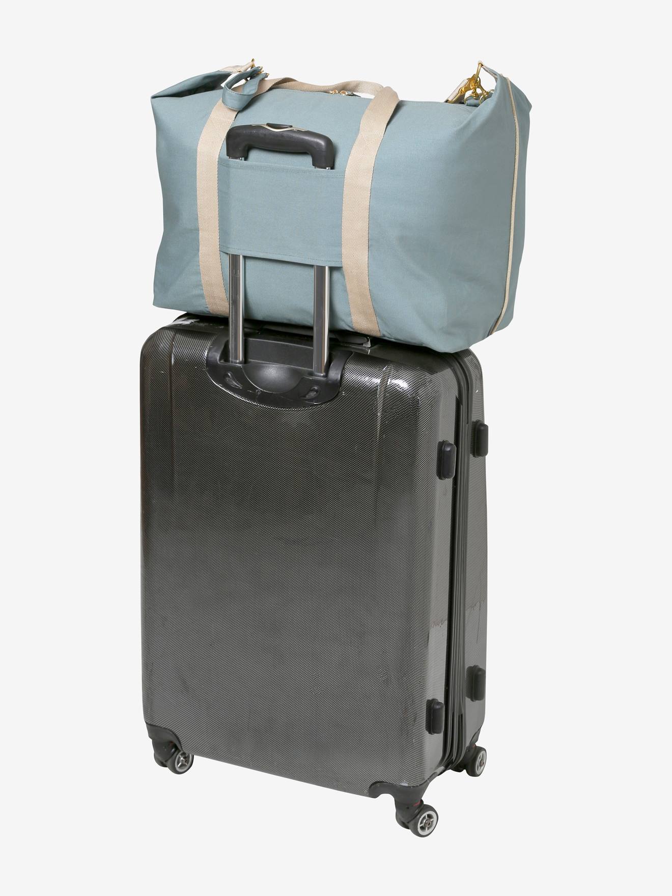 Vertbaudet Weekender Wickeltasche MALAGA - weiß/grün bedruckt