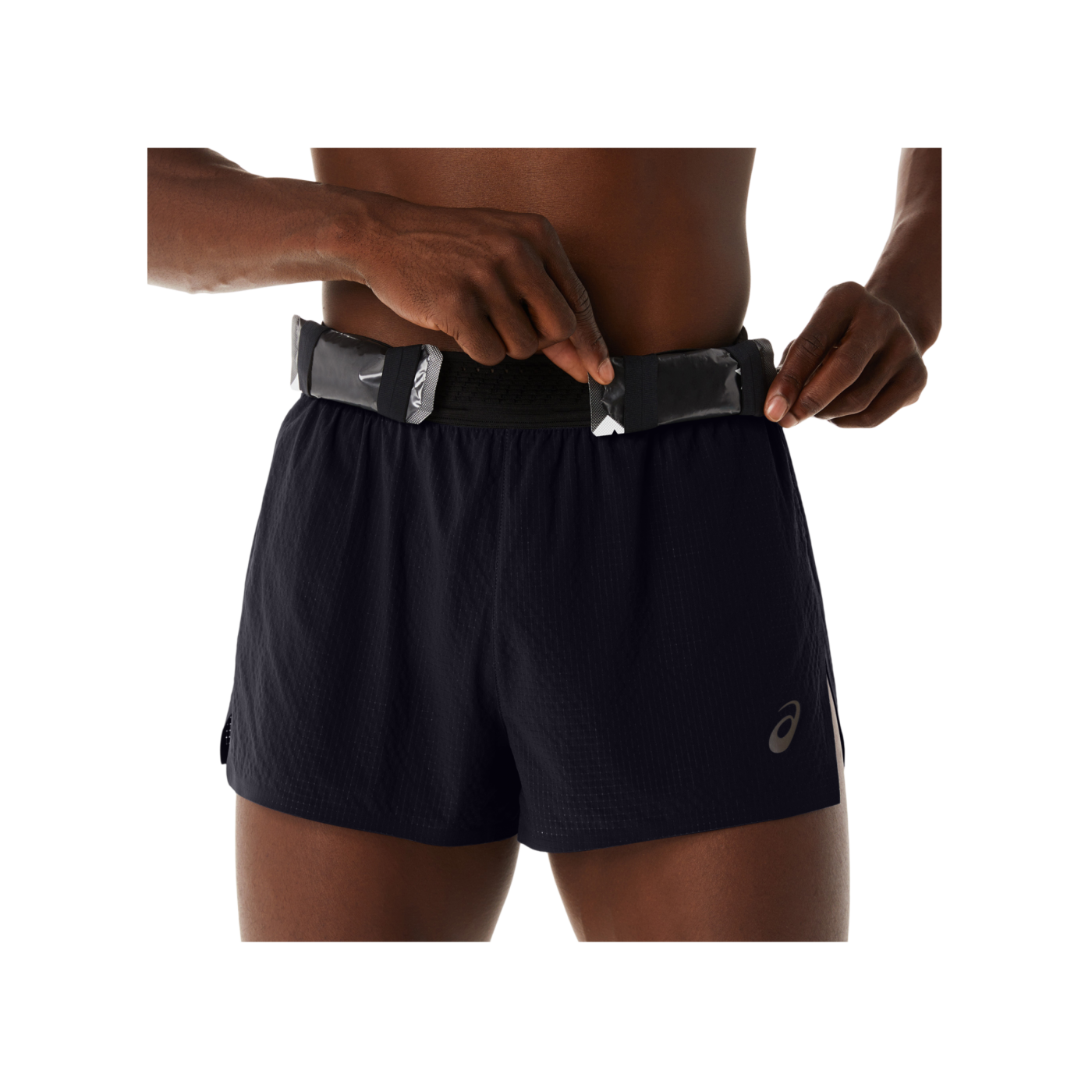 Asics Metarun Split Short Schwarz F001