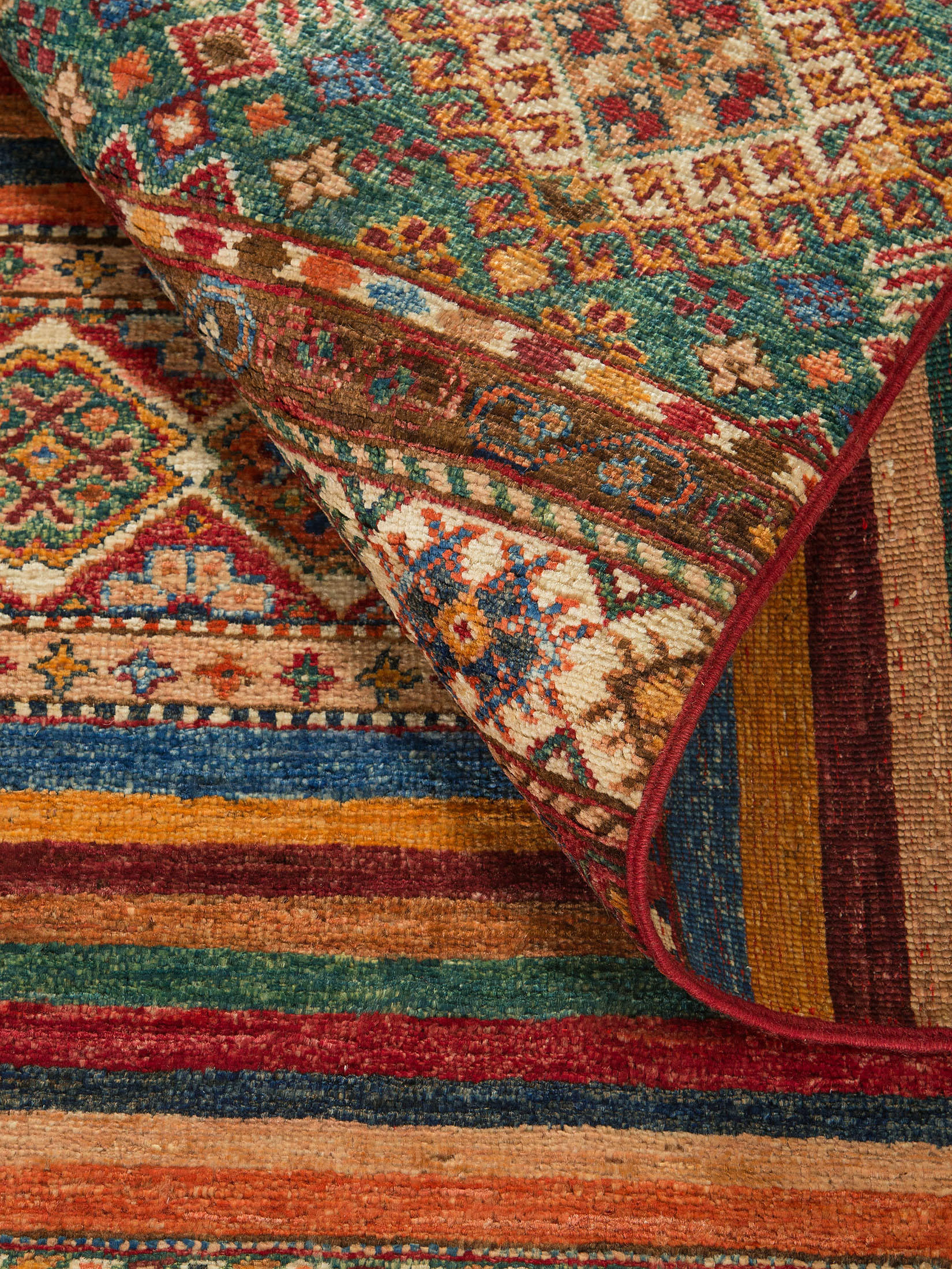 Chobi Schal ca. 204 x 299 cm, Unikat / Einzelstück