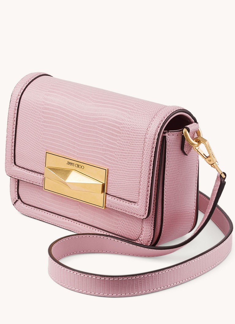 Borsa a tracolla Jimmy Choo in pelle di vitello con motivo a rombi