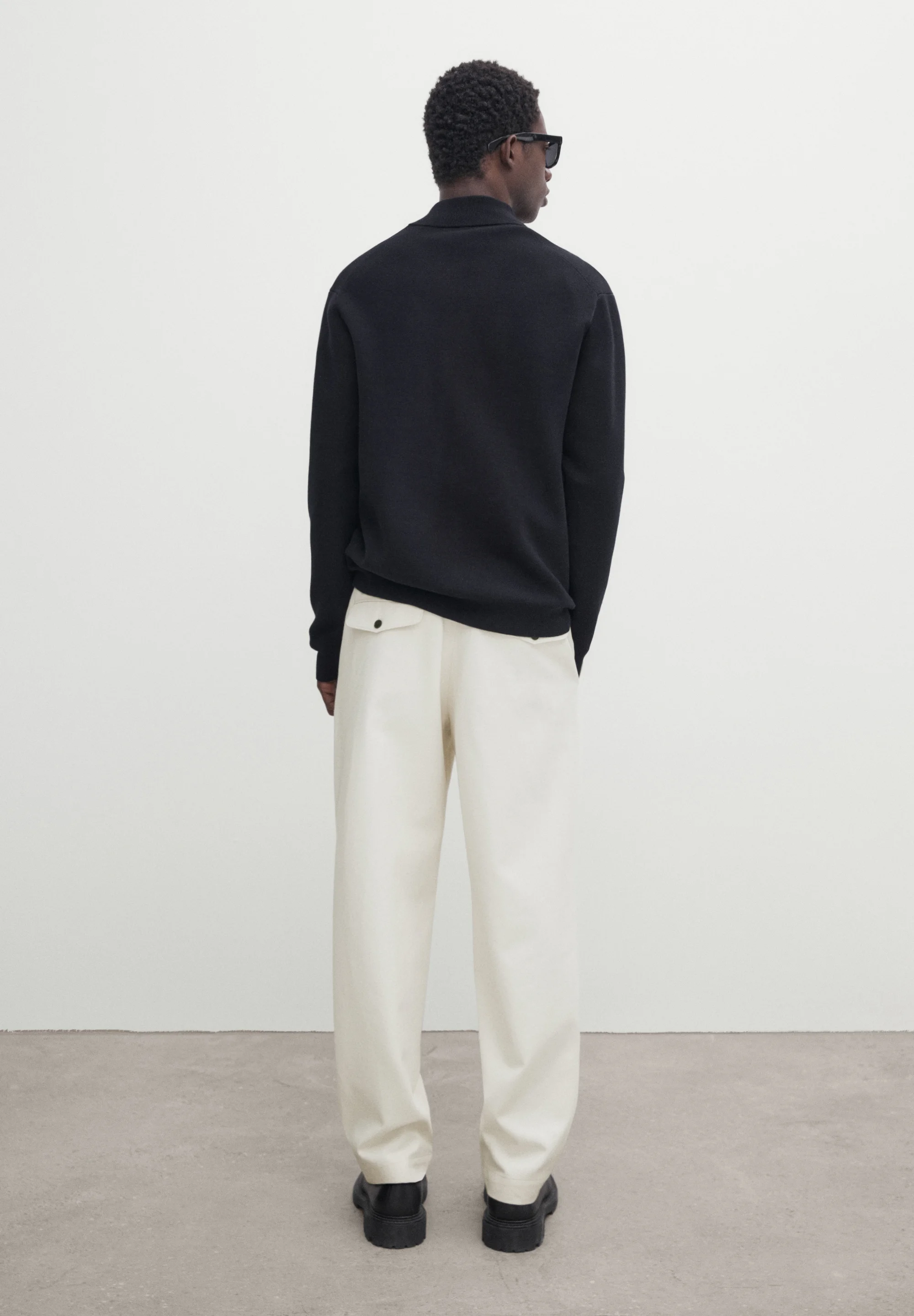 Massimo Dutti MILANO CON CUELLO ALTO Y CREMALLERA - Cárdigan