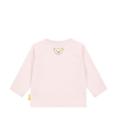 T-Shirt langarm, rosa für Mädchen