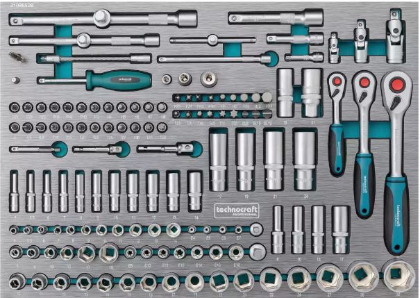 technocraft 2120918EAN Nářadí SWISS TEAM XL MECHANIC PRO s nářadím, 776 dílů