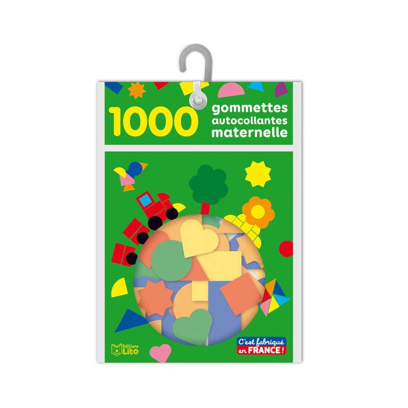 1000 gommettes autocollantes maternelle - Lito