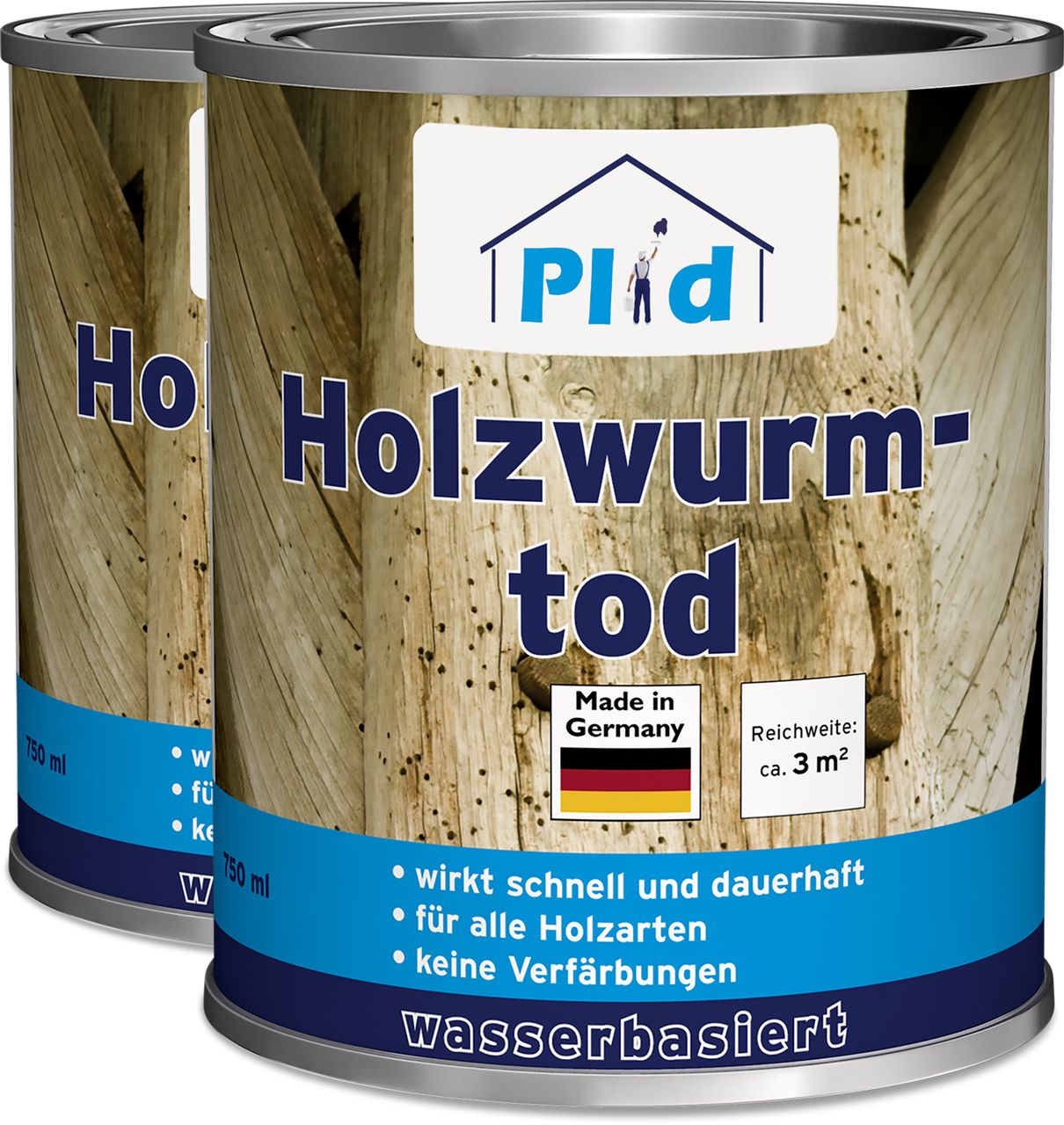 Plid Premium Holzwurmtod Holzwurm-Ex Holzschutz Holzwurm Farblos Farblos