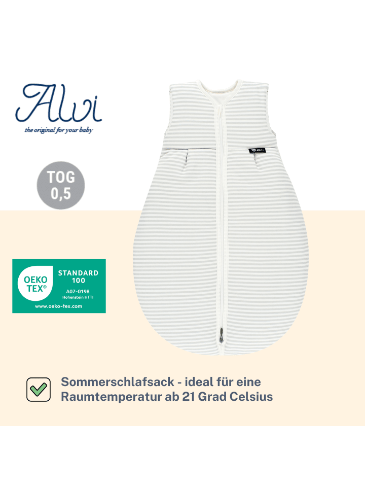Alvi Mäxchen Sommer Schlafsack light Exclusiv in Faces günstig kaufen 110
