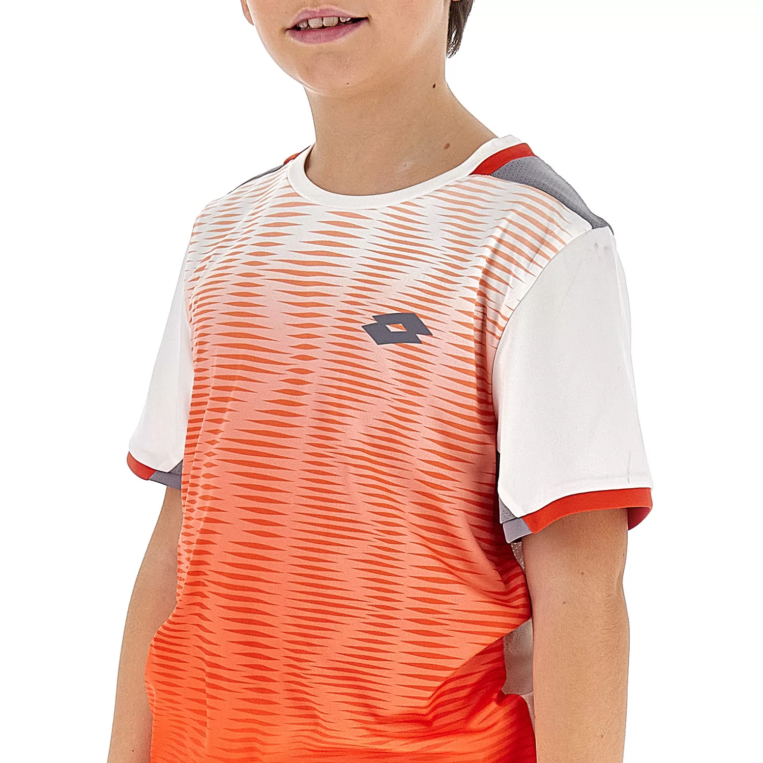 TOP B IV TEE 2 ČERVENÝ MÁK/ZÁŘIVĚ BÍLÁ