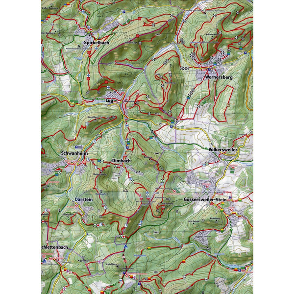 Pfälzerwald 8. Blatt 42-544, 1 : 25 000 - Wanderkarte