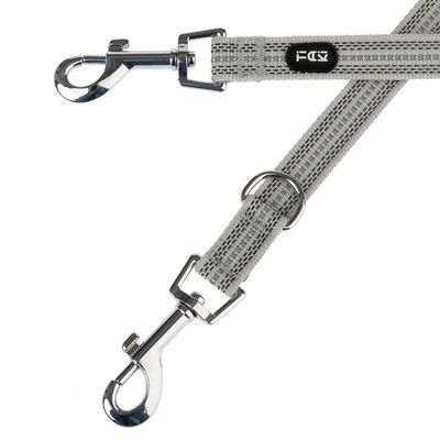 TIAKI Hundeleine Reflective Rubber, grau