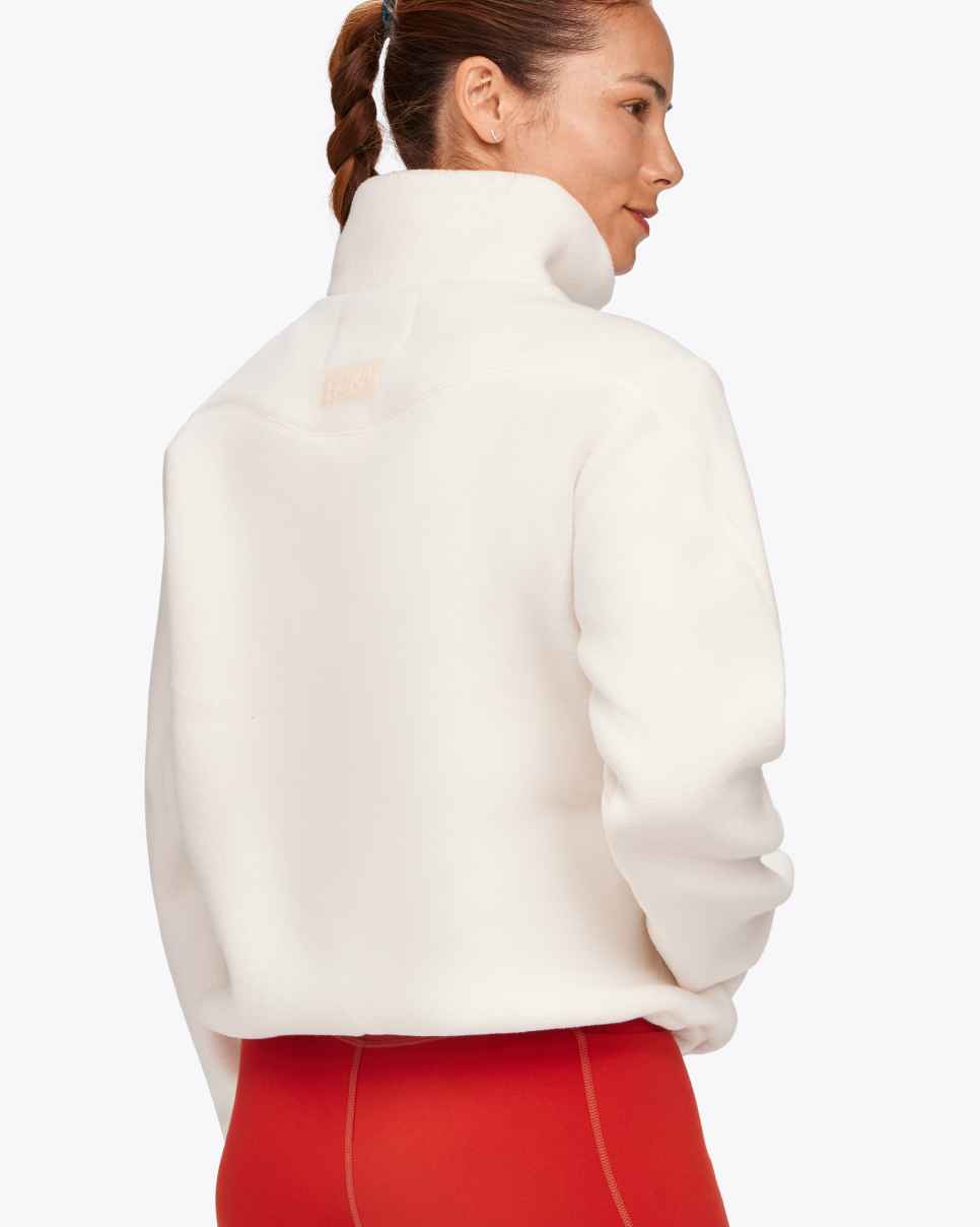 Ridgetop Fleece med halv glidelås Eggnog