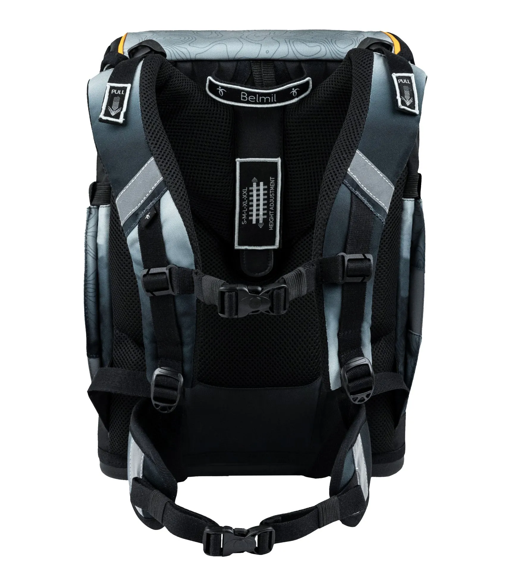 Belmil Premium Smarty Plus Schulra﻿nzen-Set 5-tlg - Black Grey