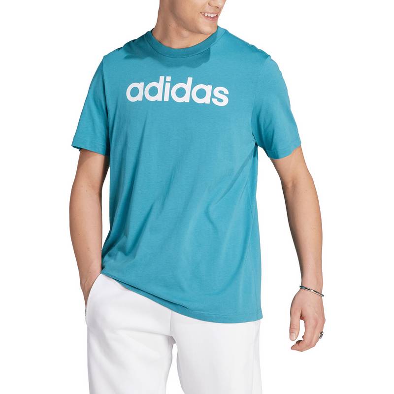 adidas ESSENTIALS LINEAR EMBROIDERED LOGO T-Shirt Herren