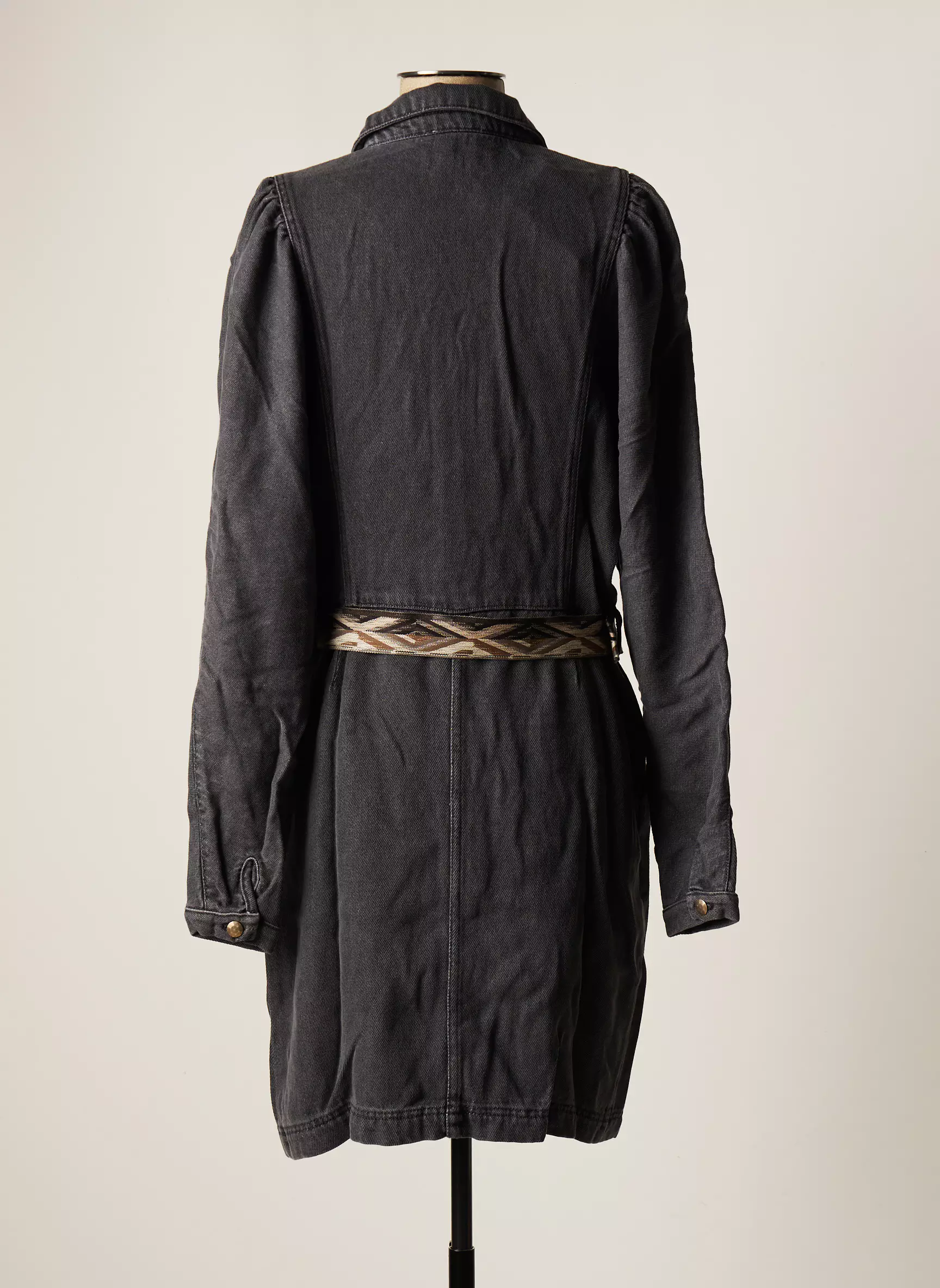 Louizon Robes Courtes Femme couleur gris