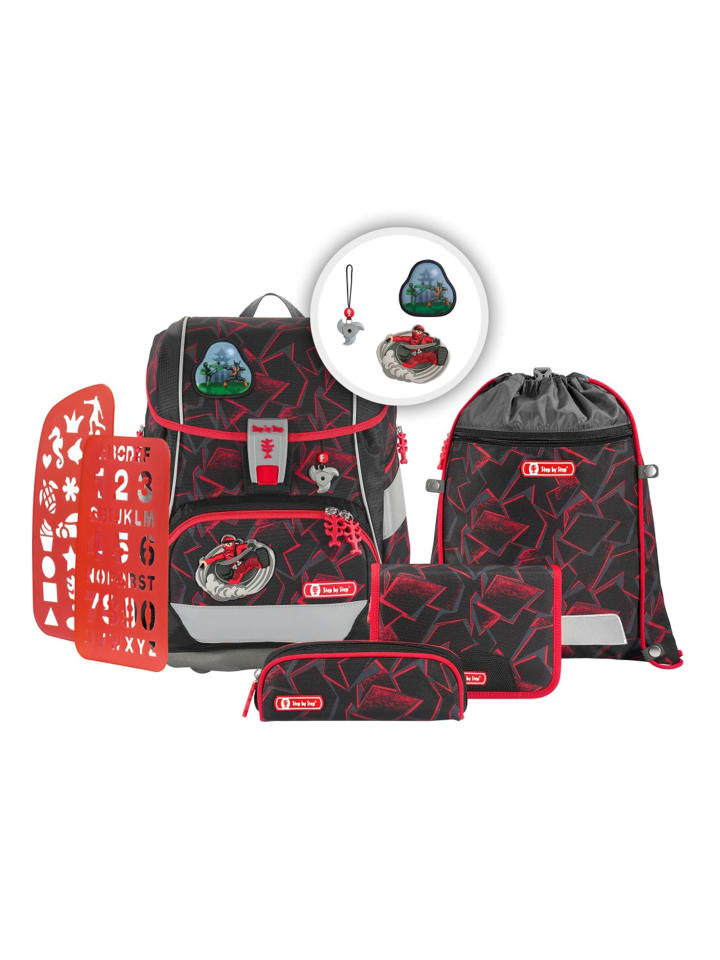 Step by Step 6tlg. Ranzen-Set 2IN1 PLUS in Ninja Yuma günstig kaufen onesize