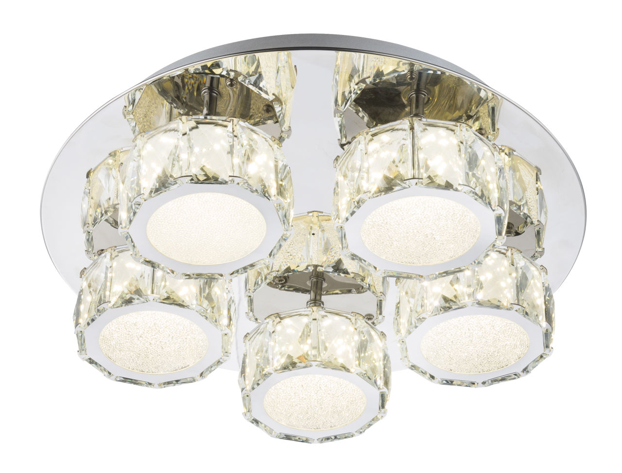 Globo Lighting - AMUR - Deckenleuchte Metall verchromt, LED