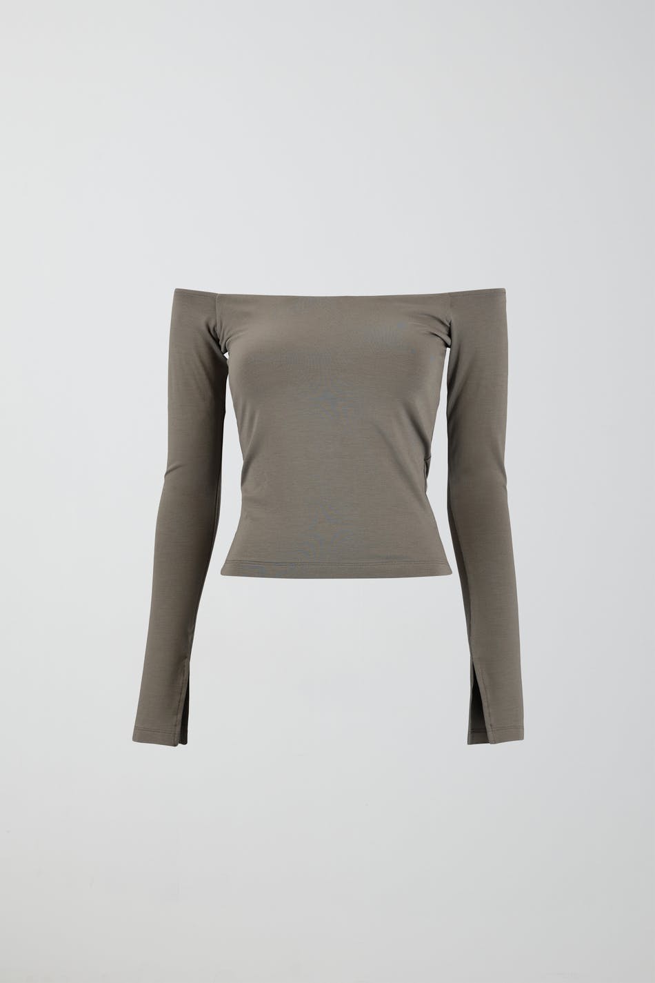 Soft touch off shoulder top