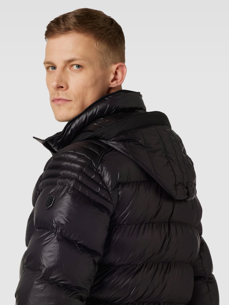 Funktionsjacke mit Steppnähten Modell 'BLACKJACK' in schwarz