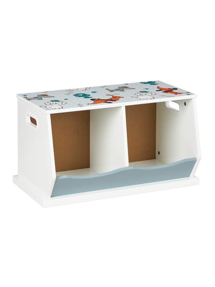 relaxdays Kinderregal in Bunt - (B)60 x (H)33 x (T)34 cm günstig kaufen onesize