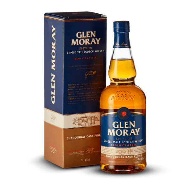 Glen Moray Chardonnay Cask Finish 40% + Etui