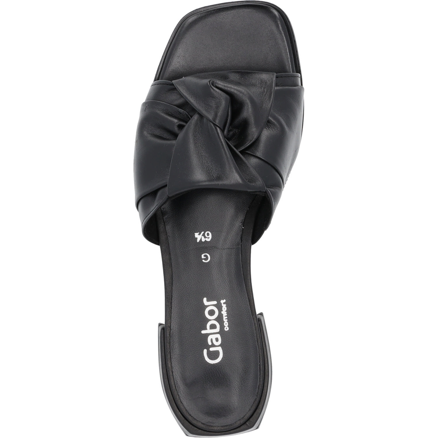 Gabor Comfort 2.803, Plateau-Pantoletten, Damen, schwarz (LDS)