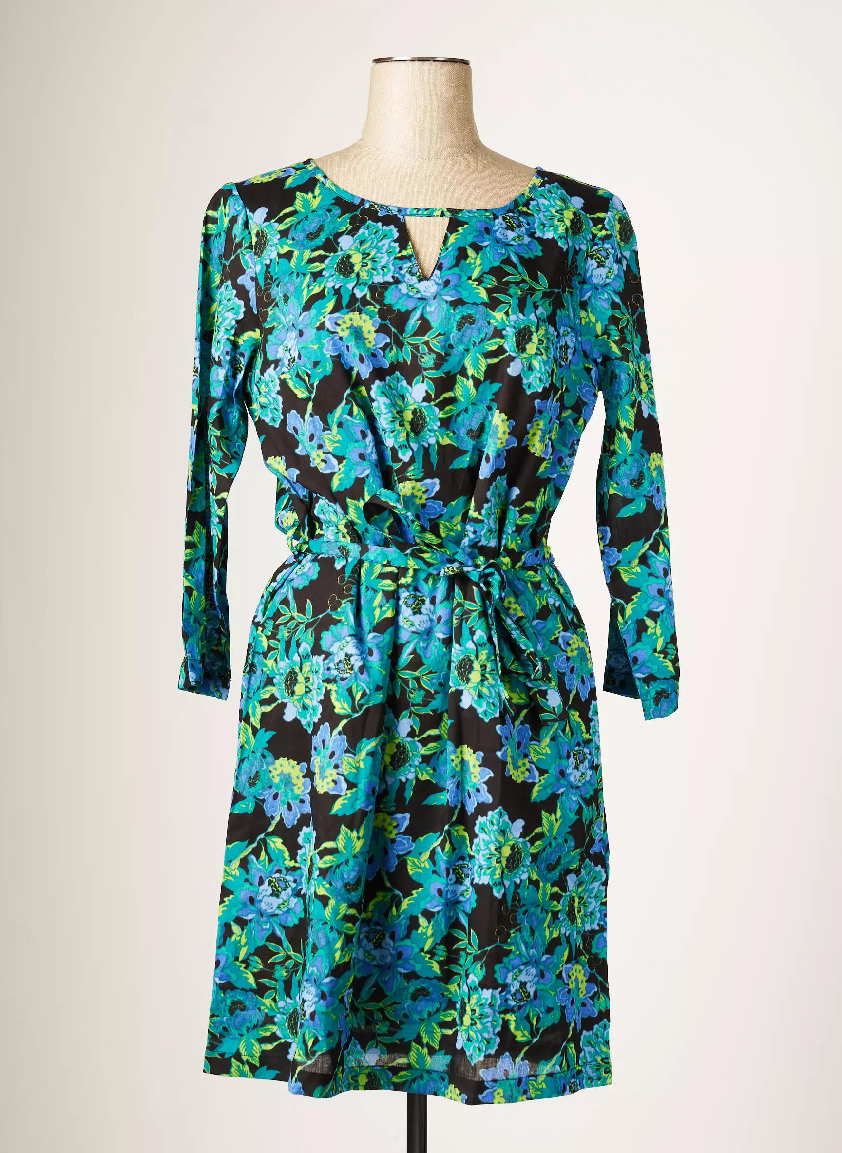 La Fiancee Robes Mi Longues Femme couleur bleu