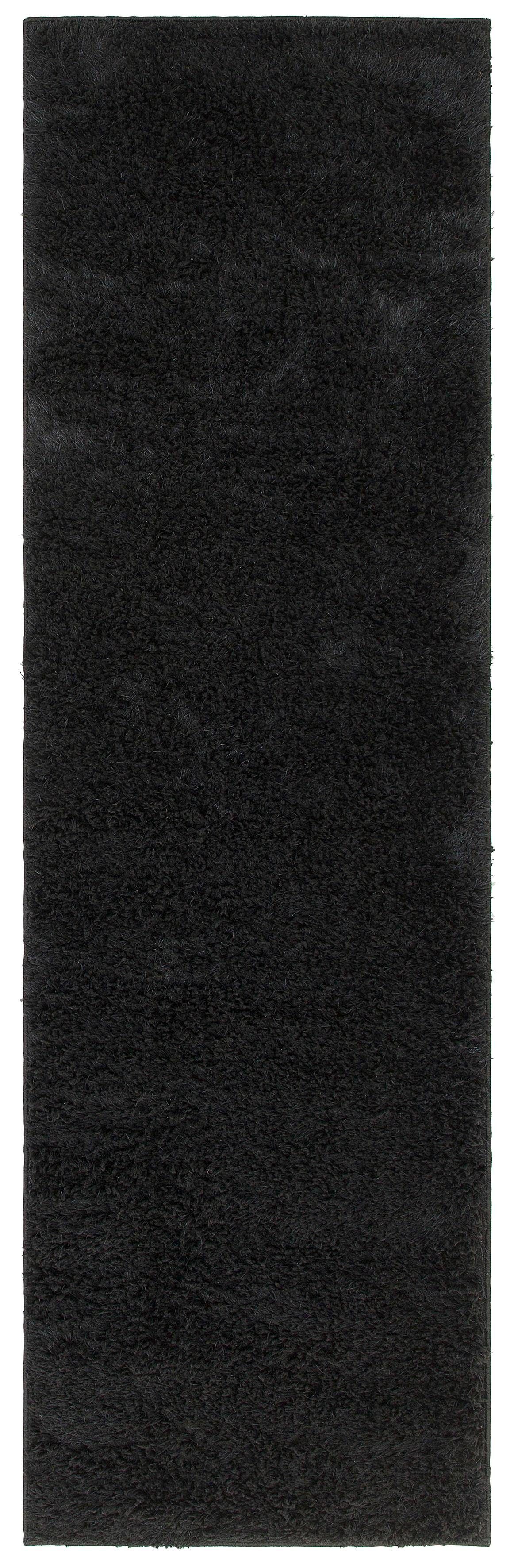Hochflor-Läufer Mikro Soft Ideal, my home, rechteckig, Höhe: 30 mm, Läufer, Mikrofaser, extra flauschig, Teppichläufer, Brücke, gewebt