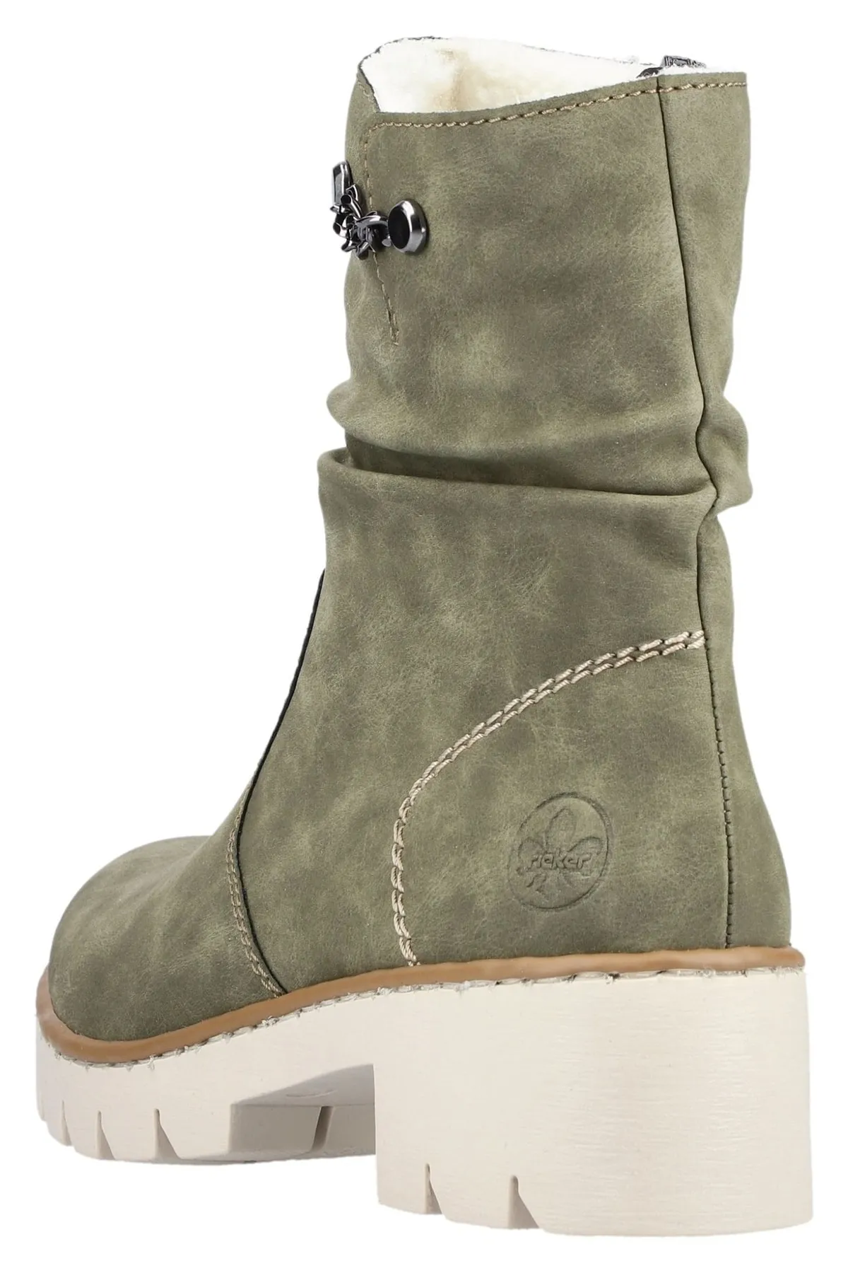 Rieker  Stiefelette - Grün - Blockabsatz