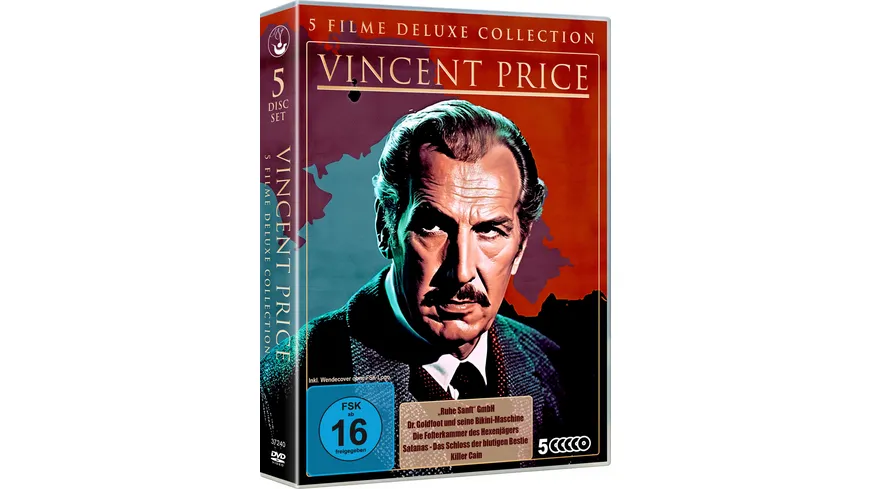 Vincent Price - Deluxe Collection (5 DVD-Box mit Wendecover)  [5 DVDs]