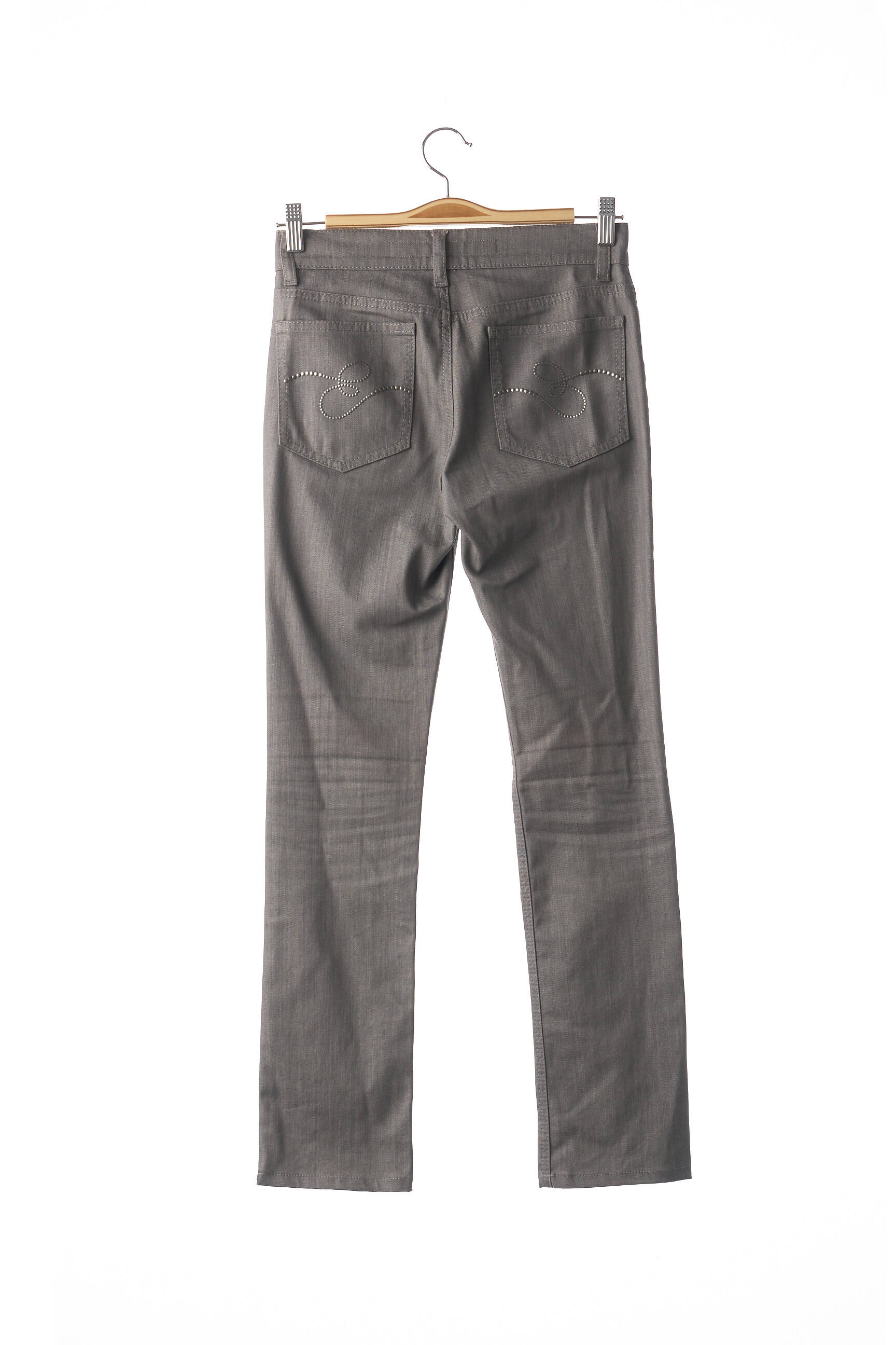 Escada Jeans Coupe Slim Femme couleur gris